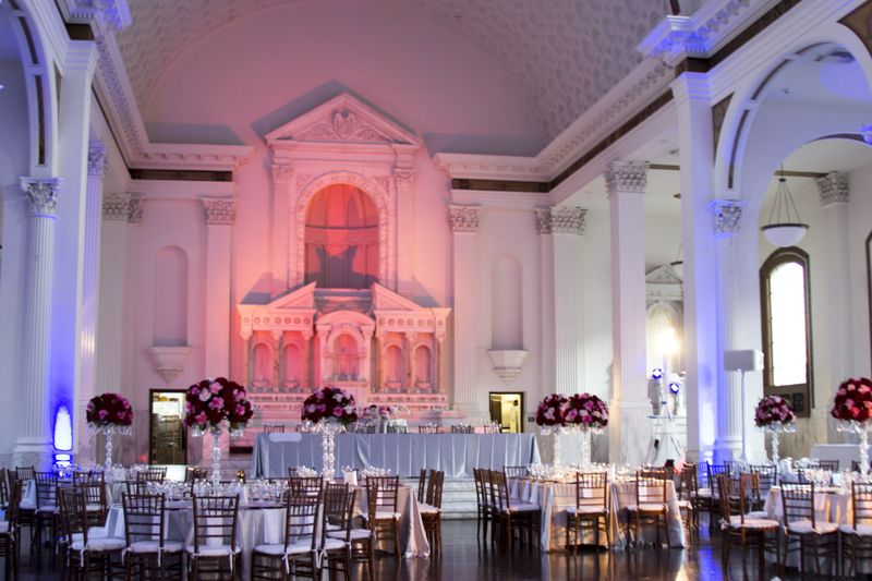 Vibiana Wedding Reception In Los Angeles Meadows Events