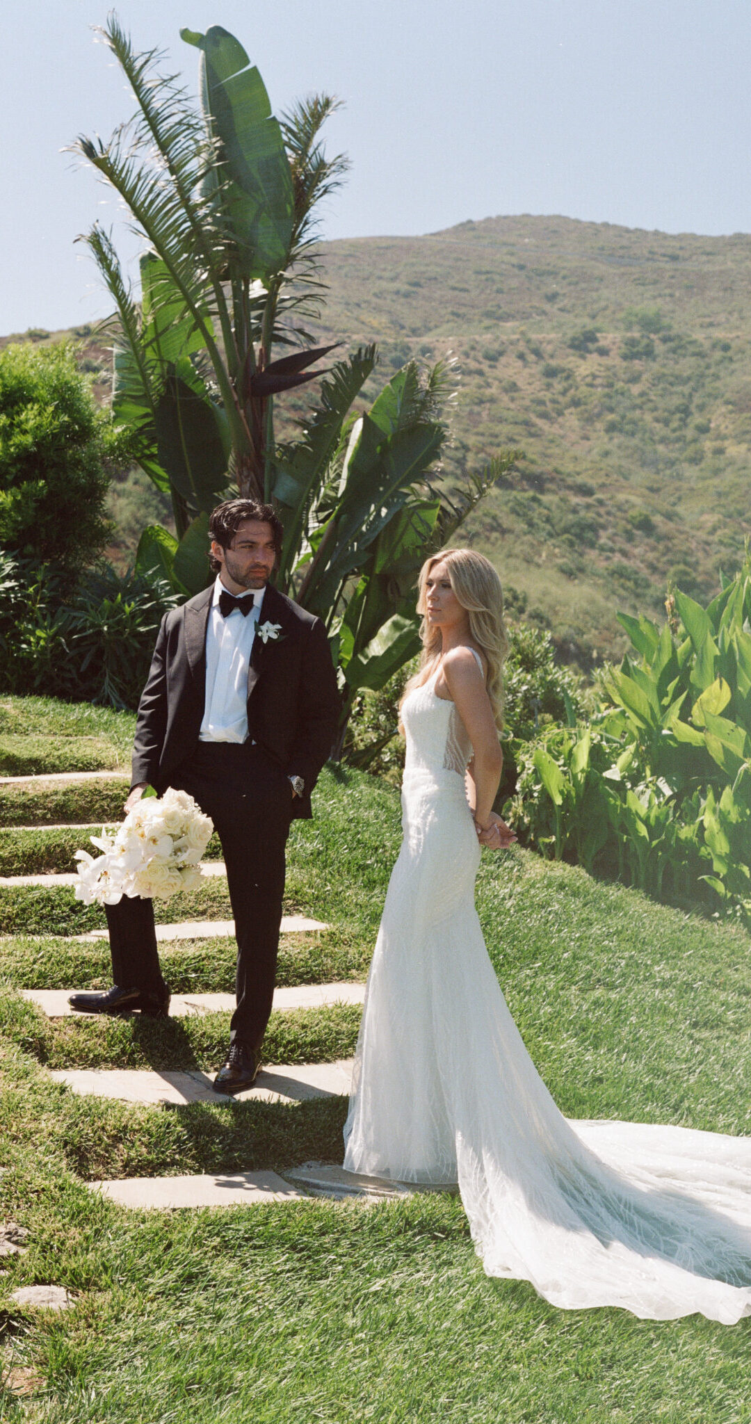 Brielle + Alec Modern Wedding Malibu View Estate