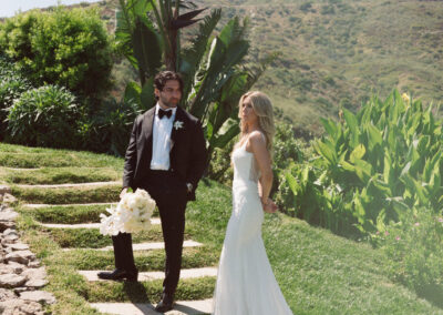 Brielle + Alec Modern Wedding Malibu View Estate
